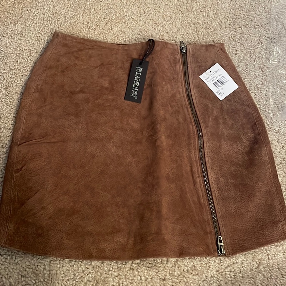 Blank NYC suede mini skirt